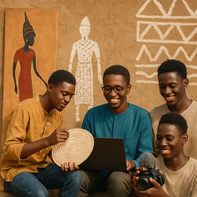 Jeunes tchadiens et patrimoine : réinventer la tradition par l’art et les médias