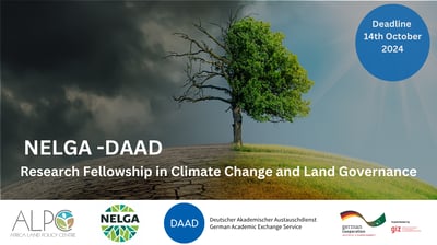 Bourse de Recherche sur le Changement Climatique - NELGA & DAAD